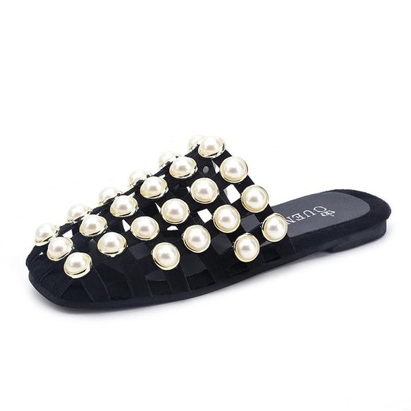 string bead shoes slippers casual slipers women slides cover toe rivet luxury 2021 flat square rubber basic fashion microfiber, Black
string bead shoes slippers casual slipers women slides cover toe rivet luxury 2021 flat square rubber basic fashion microfiber, Black