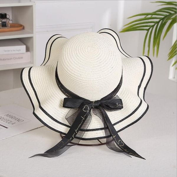 summer women along the sand beach sunshade straw hat dmcm083 foldable seaside holiday letter streamer sun hat caps wide brim hats, Blue;gray
summer women along the sand beach sunshade straw hat dmcm083 foldable seaside holiday letter streamer sun hat caps wide brim hats, Blue;gray