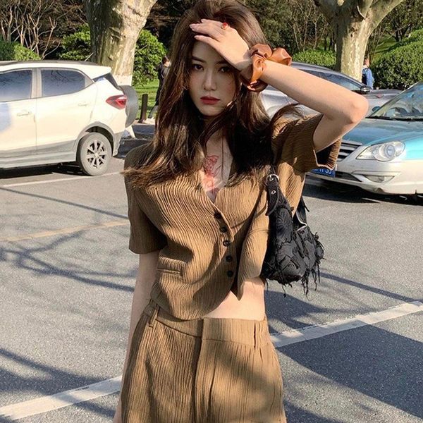women's two piece pants wanyucl 2021 short-sleeved fashion casual sports professional solid color shorts two-piece female spring and su, White
women's two piece pants wanyucl 2021 short-sleeved fashion casual sports professional solid color shorts two-piece female spring and su, White