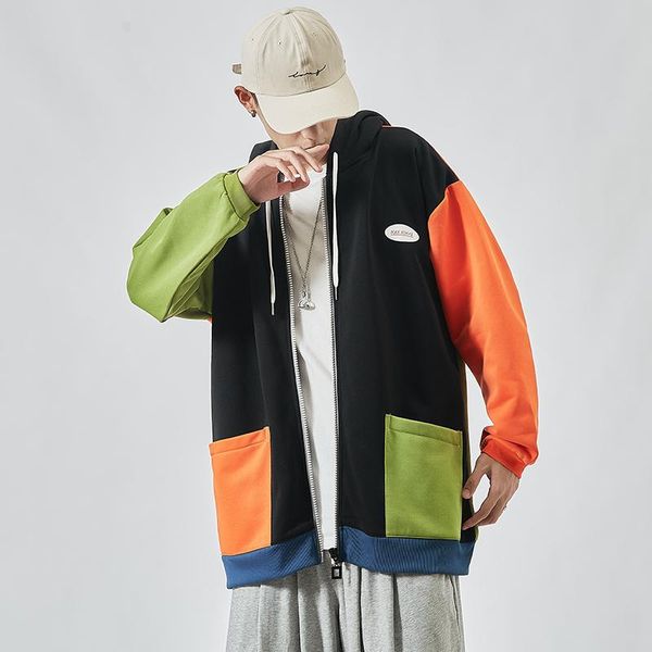 men's hoodies & sweatshirts 2021 autumn sweatshirt men hip hop harajuku japanese streetwear patchwork hoodie woman clothes, Black
men's hoodies & sweatshirts 2021 autumn sweatshirt men hip hop harajuku japanese streetwear patchwork hoodie woman clothes, Black