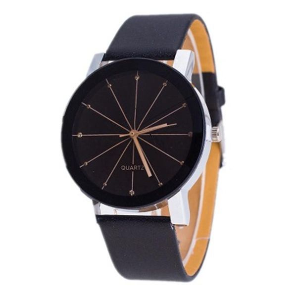 watch stainless steel dial black leather band quartz wrist reloj hombre relogio masculino wristwatches, Slivery;brown
watch stainless steel dial black leather band quartz wrist reloj hombre relogio masculino wristwatches, Slivery;brown