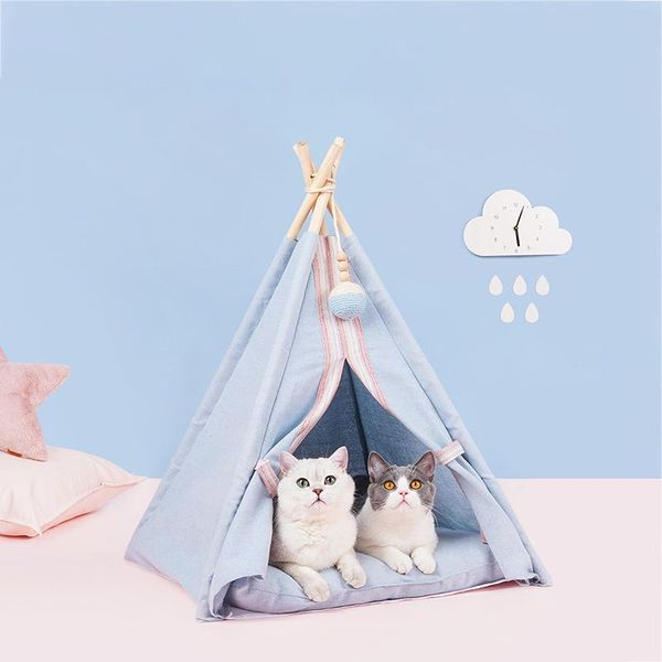 cat beds & furniture pet tent house bed portable washable teepee with thick mat sound sisal drop ball available for dog excursion outdoor in
cat beds & furniture pet tent house bed portable washable teepee with thick mat sound sisal drop ball available for dog excursion outdoor in