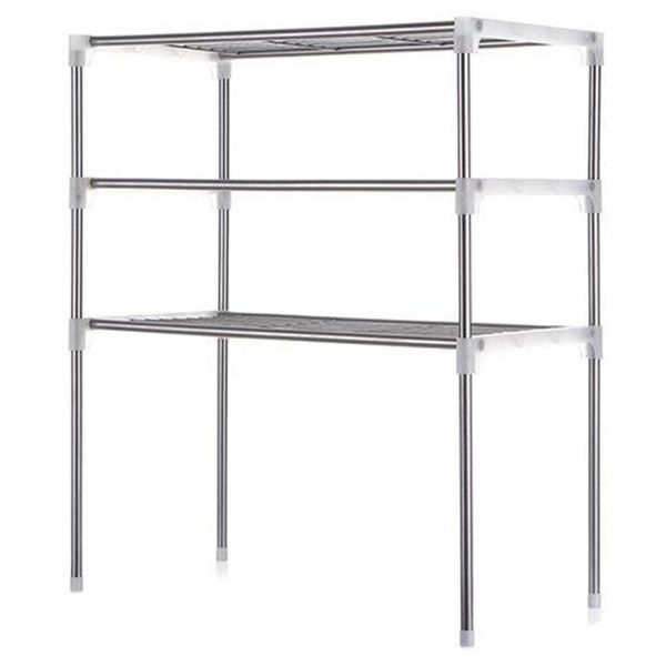 stainless steel storage rack kitchen tableware microwave oven stand home office shelf organizer holder & organization
stainless steel storage rack kitchen tableware microwave oven stand home office shelf organizer holder & organization