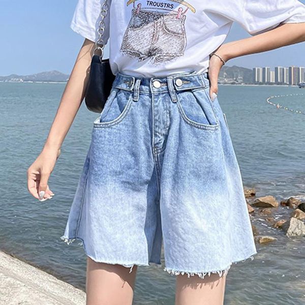 women's jeans korean version of the slim five-point gradient color loose high-waisted wide-leg pants summer 2021, Blue
women's jeans korean version of the slim five-point gradient color loose high-waisted wide-leg pants summer 2021, Blue
