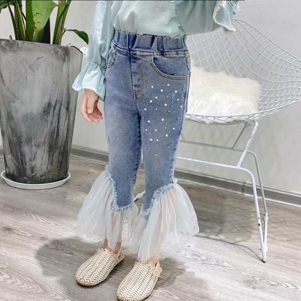 jeans girls mesh patchwork beaded denim pants 2021 spring fashion boot cut pant children cowboy trousers kids clothes ws1474, Blue
jeans girls mesh patchwork beaded denim pants 2021 spring fashion boot cut pant children cowboy trousers kids clothes ws1474, Blue