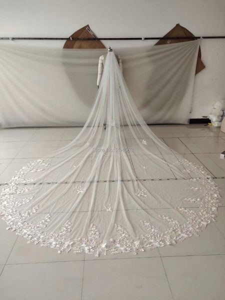 bridal veils romantic long cathedral veil wedding with flowers tulle for bride comb accessories, Black
bridal veils romantic long cathedral veil wedding with flowers tulle for bride comb accessories, Black