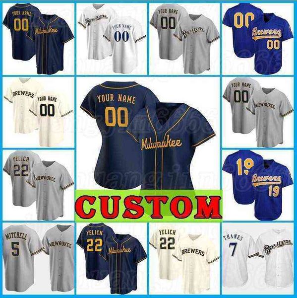 custom 22 christian yelich baseball brewer 6 lorenzo cain 19 robin yount jersey 7 eric thames brandon woodruff devin williamsmens women, Black
custom 22 christian yelich baseball brewer 6 lorenzo cain 19 robin yount jersey 7 eric thames brandon woodruff devin williamsmens women, Black