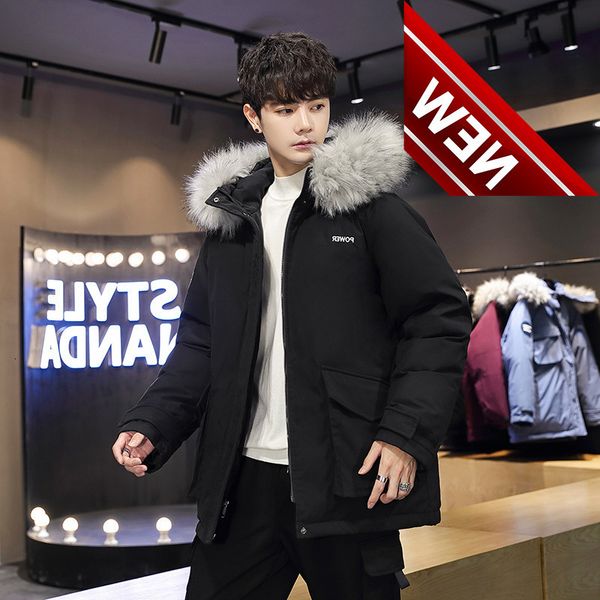 2021 winter thick long men's down jacket luxury fur collar new style men casual warm hooded coat, Black
2021 winter thick long men's down jacket luxury fur collar new style men casual warm hooded coat, Black