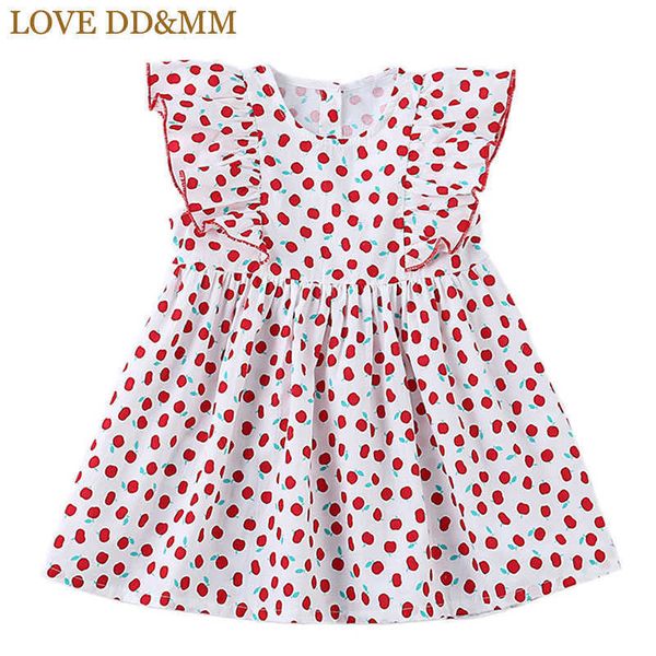 love dd&mm girls dresses summer children's wear girls sweet apple full printed flying sleeve vest comfort dress 210715, Red;yellow
love dd&mm girls dresses summer children's wear girls sweet apple full printed flying sleeve vest comfort dress 210715, Red;yellow