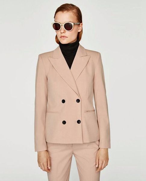 custom made ladies khaki pants suit business formal double breasted blazer women office work wear outfit set w163 women's two piece, White
custom made ladies khaki pants suit business formal double breasted blazer women office work wear outfit set w163 women's two piece, White