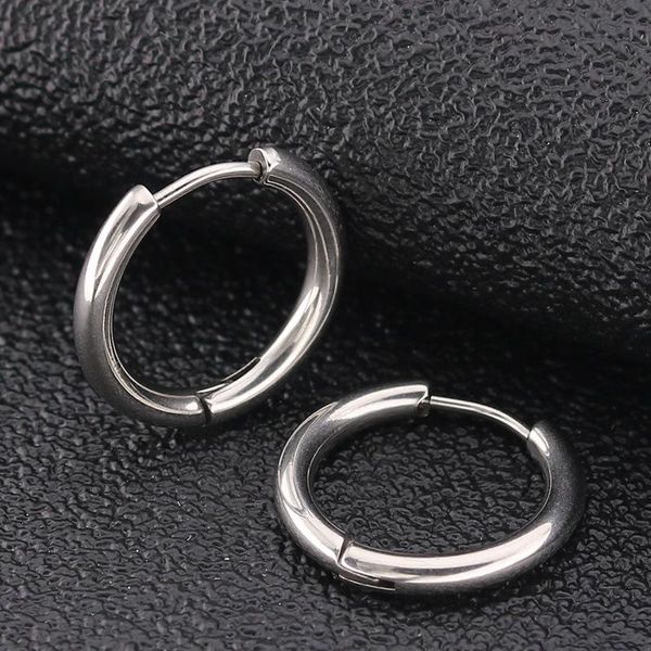 hoop & huggie 2pcs gold black blue 316l stainless steel round earrings korean cute 2.5mm thick circle ear punk jewelry, Golden;silver
hoop & huggie 2pcs gold black blue 316l stainless steel round earrings korean cute 2.5mm thick circle ear punk jewelry, Golden;silver