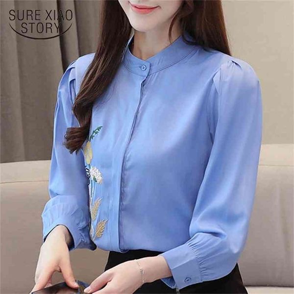 fashion women blouses office flower embroidery shirt famael shirts s and 2716 50 210506, White
fashion women blouses office flower embroidery shirt famael shirts s and 2716 50 210506, White
