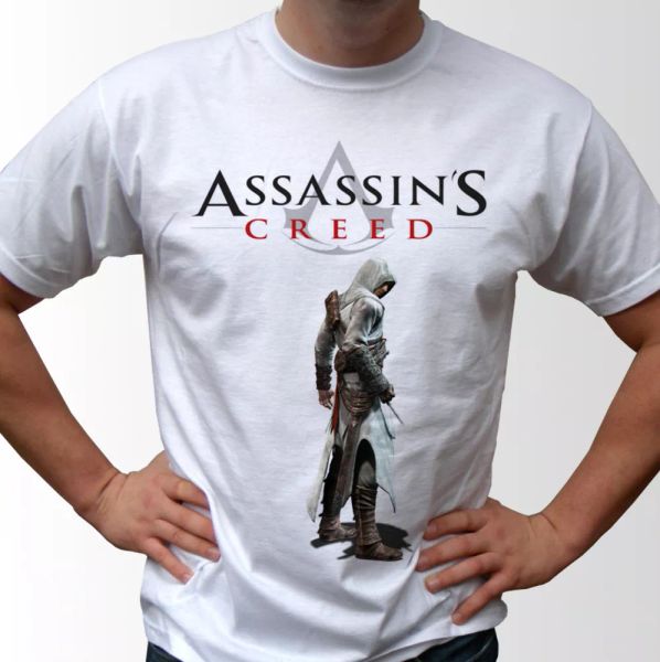 Assassins Creed white t shirt game top design - mens and kids sizes, White;black
Assassins Creed white t shirt game top design - mens and kids sizes, White;black