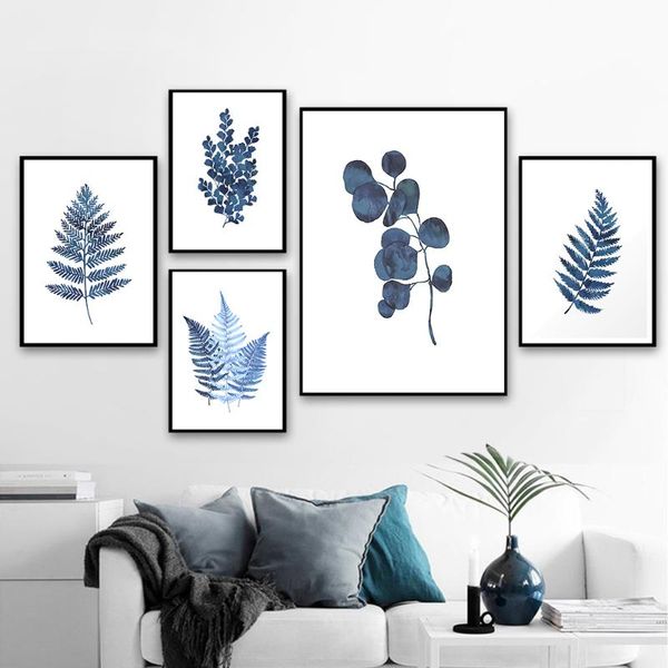 paintings nordic style ink blue leaves plant poster modern abstract wall art prints picture canvas painting for living room home decor
paintings nordic style ink blue leaves plant poster modern abstract wall art prints picture canvas painting for living room home decor