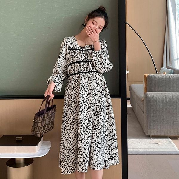 2021 spring new chic ins korean fashion maternity long party dress elegant a line slim loose clothes for pregnant women, White
2021 spring new chic ins korean fashion maternity long party dress elegant a line slim loose clothes for pregnant women, White