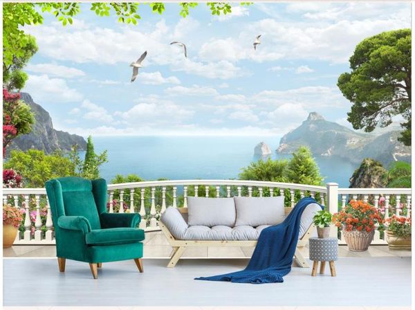 wallpapers custom 3d po wallpaper wall murals european style window balcony sea mural tv background home decor
wallpapers custom 3d po wallpaper wall murals european style window balcony sea mural tv background home decor