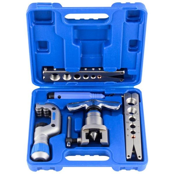 power tool sets havc pipe cone flaring kit 6-19mm 45 degree angle eccentric type for water gas refrigeration brake line
power tool sets havc pipe cone flaring kit 6-19mm 45 degree angle eccentric type for water gas refrigeration brake line