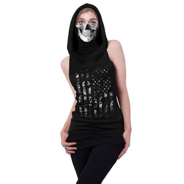 women's tanks & camis 2021 women sleeveless tank skull&flag print summer hooded with ear loop face bandana ropa de mujer#gh, White
women's tanks & camis 2021 women sleeveless tank skull&flag print summer hooded with ear loop face bandana ropa de mujer#gh, White