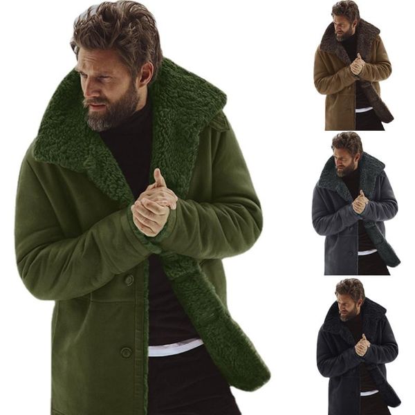 men's jackets 2021winter men's woolen coat warm casual fashion men clothing mens winter and coats, Black;brown
men's jackets 2021winter men's woolen coat warm casual fashion men clothing mens winter and coats, Black;brown