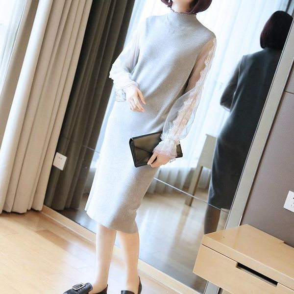 casual dresses l-xxxl plus size modis runway dress women mesh patchwork midi knitted ladies gray red blue warm sweater winter, Black;gray
casual dresses l-xxxl plus size modis runway dress women mesh patchwork midi knitted ladies gray red blue warm sweater winter, Black;gray