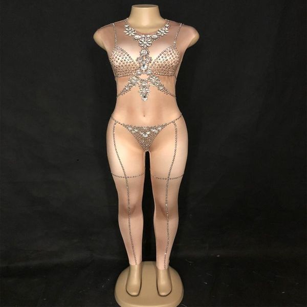 women's jumpsuits & rompers women shiny rhinestone stage jumpsuit skin color sparkling bodysuit nightclub party wear performance dance, Black;white
women's jumpsuits & rompers women shiny rhinestone stage jumpsuit skin color sparkling bodysuit nightclub party wear performance dance, Black;white