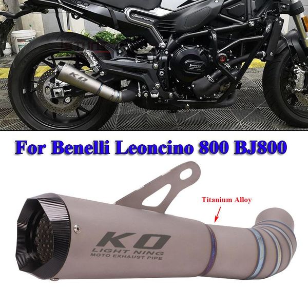 slip on for benelli leoncino 800 bj800 motorcycle exhaust system escape modified link tube titanium alloy muffler tail end pipe
slip on for benelli leoncino 800 bj800 motorcycle exhaust system escape modified link tube titanium alloy muffler tail end pipe