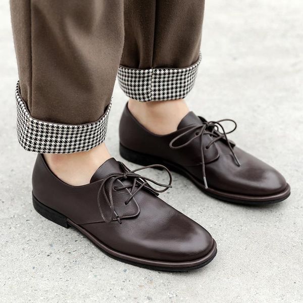 fashion genuine leather women flats heel shoes woman round toe low girls ladies casual size 40 dress, Black
fashion genuine leather women flats heel shoes woman round toe low girls ladies casual size 40 dress, Black