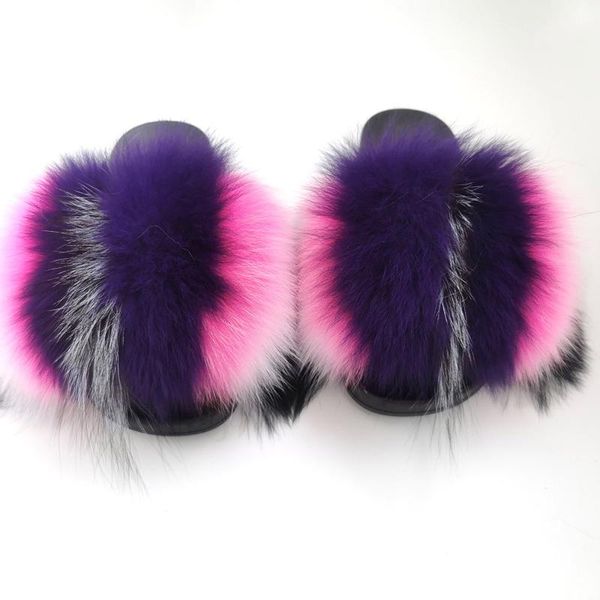 real raccoon fur slide sandals women furry slipper flip flops wholesale fashion lady slippers, Black
real raccoon fur slide sandals women furry slipper flip flops wholesale fashion lady slippers, Black