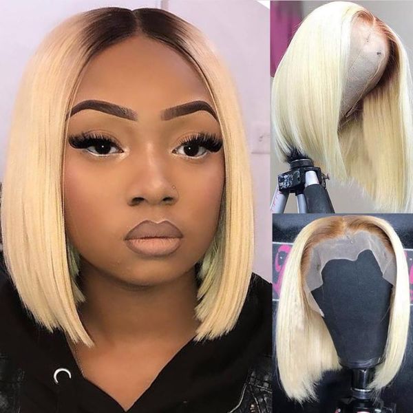 150% ombre blonde short bob wig 1b 613 human hair wigs for women straight part lace with transparent closure, Black;brown
150% ombre blonde short bob wig 1b 613 human hair wigs for women straight part lace with transparent closure, Black;brown