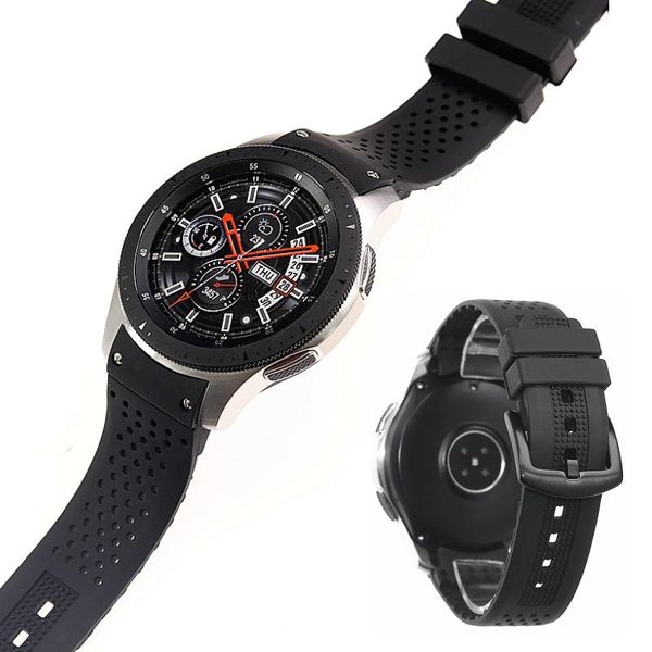 watch bands style high-end 22mm silicone strap bracelet for samsung gear s3 s4 galaxy 46mm watchbands, Black;brown
watch bands style high-end 22mm silicone strap bracelet for samsung gear s3 s4 galaxy 46mm watchbands, Black;brown