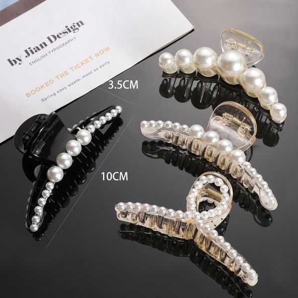 hair accessories korean ornament women's pearl clip japanese and versatile claw back head hollow horsetail
hair accessories korean ornament women's pearl clip japanese and versatile claw back head hollow horsetail
