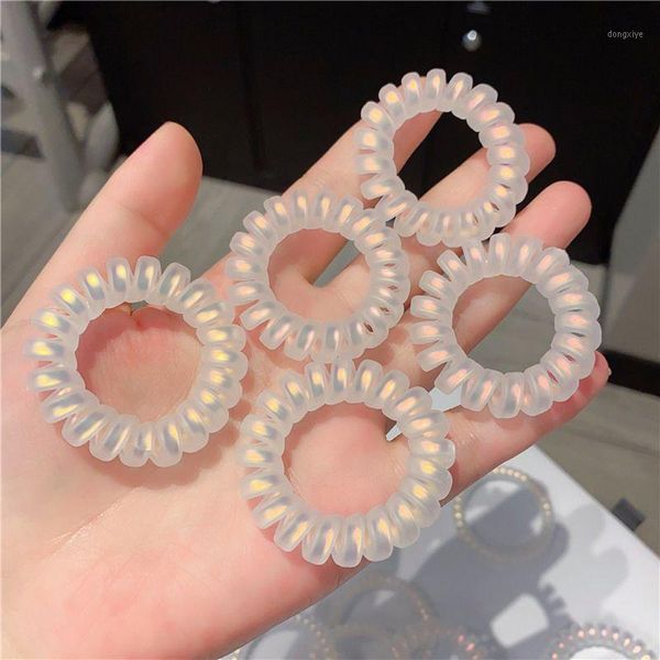 5pcs rainbow traceless strong ponytail holder invisible spiral hair ring auroral white coil ties for all type1
5pcs rainbow traceless strong ponytail holder invisible spiral hair ring auroral white coil ties for all type1