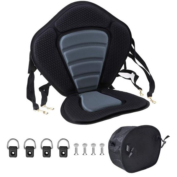 rafts/inflatable boats marine kayak seat padded deluxe canoe high back comfortable backrest support with detachable storage bag
rafts/inflatable boats marine kayak seat padded deluxe canoe high back comfortable backrest support with detachable storage bag