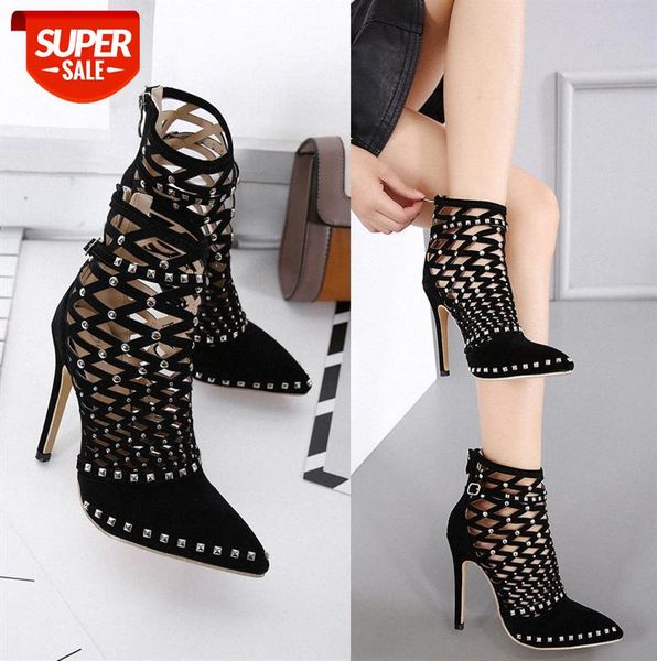 high heels2017 european and american popular wind hollow rivet high-heeled sandals are available in size 40 #ut05, Black
high heels2017 european and american popular wind hollow rivet high-heeled sandals are available in size 40 #ut05, Black