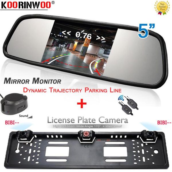 car rear view cameras& parking sensors koorinwoo wireless license plate frame reversing camera sensor with hd digital 5" monitor mirror
car rear view cameras& parking sensors koorinwoo wireless license plate frame reversing camera sensor with hd digital 5" monitor mirror