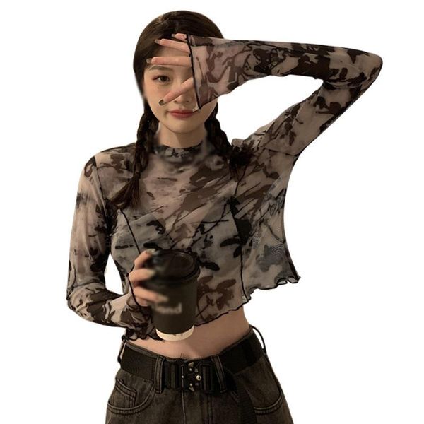women's t-shirt female long-sleeved printed summer bottoming to wear slim short smudge sunscreen tee ladies shirt, White
women's t-shirt female long-sleeved printed summer bottoming to wear slim short smudge sunscreen tee ladies shirt, White