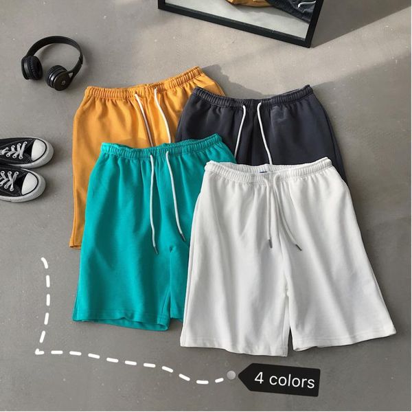 men's shorts summer men fashion solid color straight casual man streetwear trend wild hip hop loose mens clothing, White;black
men's shorts summer men fashion solid color straight casual man streetwear trend wild hip hop loose mens clothing, White;black