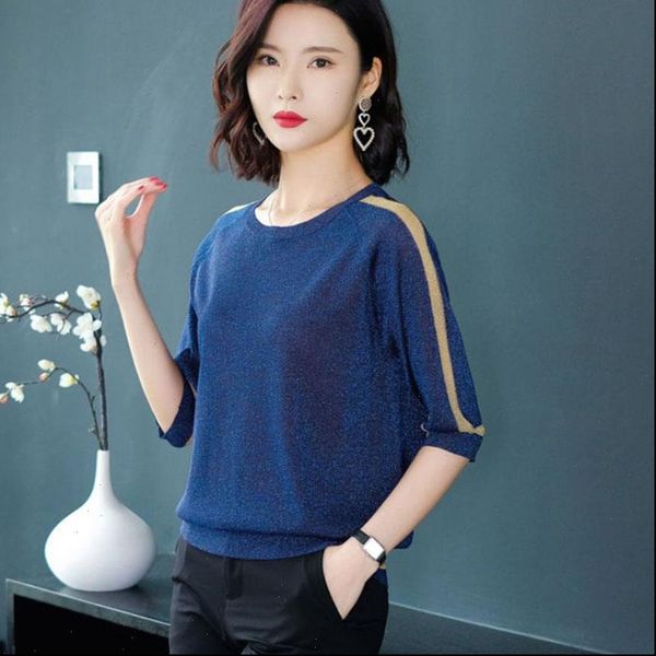fashion spring summer style women shirts knitted casual half sleeve o neck shirt blusas df3459, White
fashion spring summer style women shirts knitted casual half sleeve o neck shirt blusas df3459, White