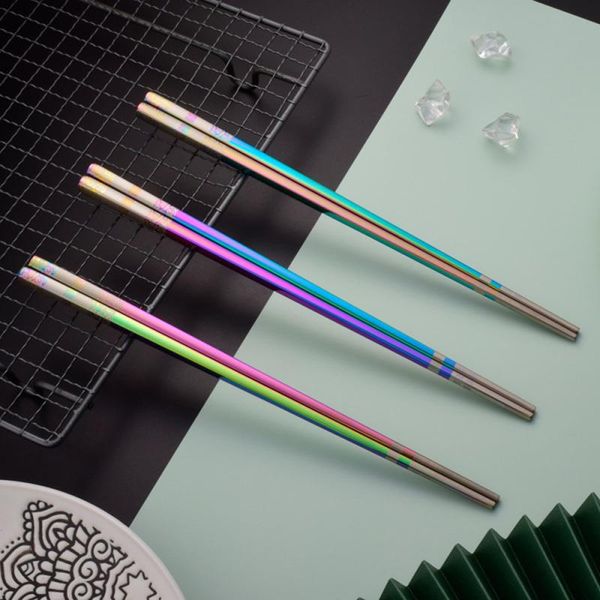 chopsticks 2pairs stainless steel colorful set diy household kitchen tableware dining table supplies
chopsticks 2pairs stainless steel colorful set diy household kitchen tableware dining table supplies