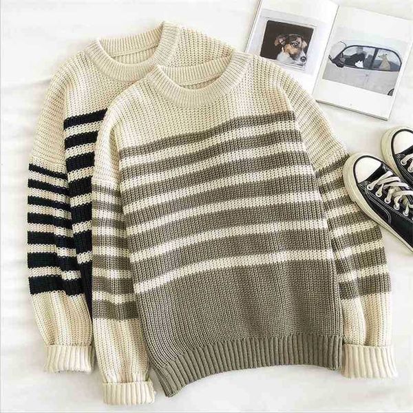 women casual sweater spring autumn long sleeved loose oversized jumper woman patchwork pullover knitted swaeters 210525, White;black
women casual sweater spring autumn long sleeved loose oversized jumper woman patchwork pullover knitted swaeters 210525, White;black