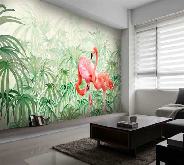 custom 3d wallpaper mural nordic minimalist hand-painted tropical leaves flamingo tv sofa background wall wallpapers
custom 3d wallpaper mural nordic minimalist hand-painted tropical leaves flamingo tv sofa background wall wallpapers