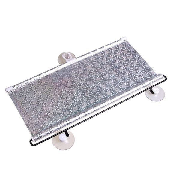 universal retractable car vehicle curtains window roller sun shades blind protectors - 50x125cm (silver) sunshade 
universal retractable car vehicle curtains window roller sun shades blind protectors - 50x125cm (silver) sunshade