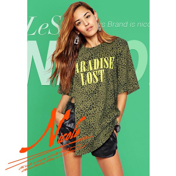 fashion t shirt leopard split irregular loose casual letter short sleeve women's care machine 2021, White
fashion t shirt leopard split irregular loose casual letter short sleeve women's care machine 2021, White