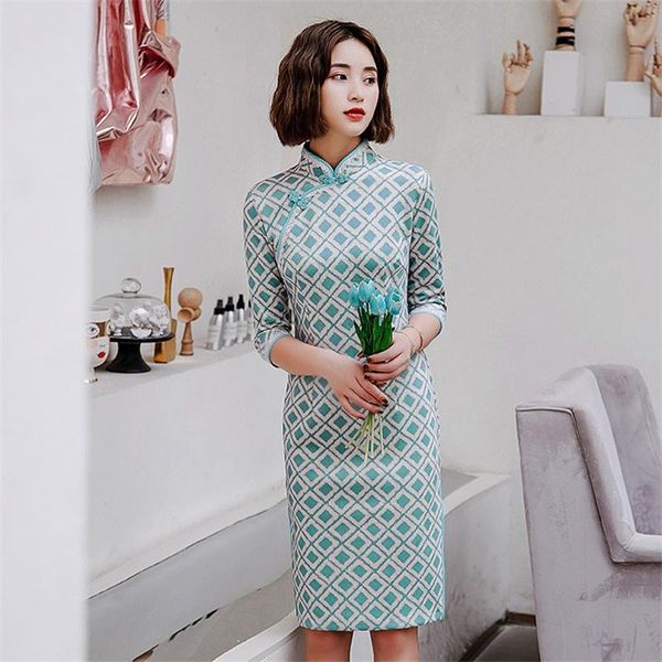 ethnic clothing fzslcyiyi rhombus print chinese traditional suede qipao vintage oriental female half sleeve cheongsam formal dress, Red
ethnic clothing fzslcyiyi rhombus print chinese traditional suede qipao vintage oriental female half sleeve cheongsam formal dress, Red