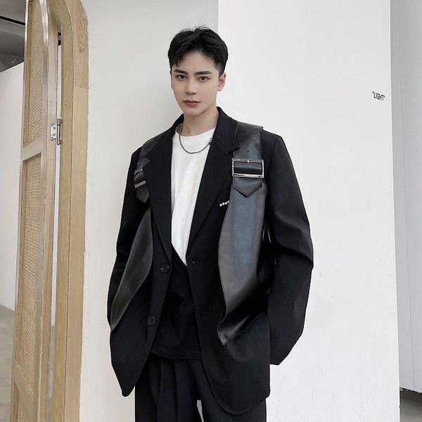 male women streetwear hip hop punk rock fashion show vest waistcoat stage clothing men pu leather outerwear men's vests, Black;white
male women streetwear hip hop punk rock fashion show vest waistcoat stage clothing men pu leather outerwear men's vests, Black;white