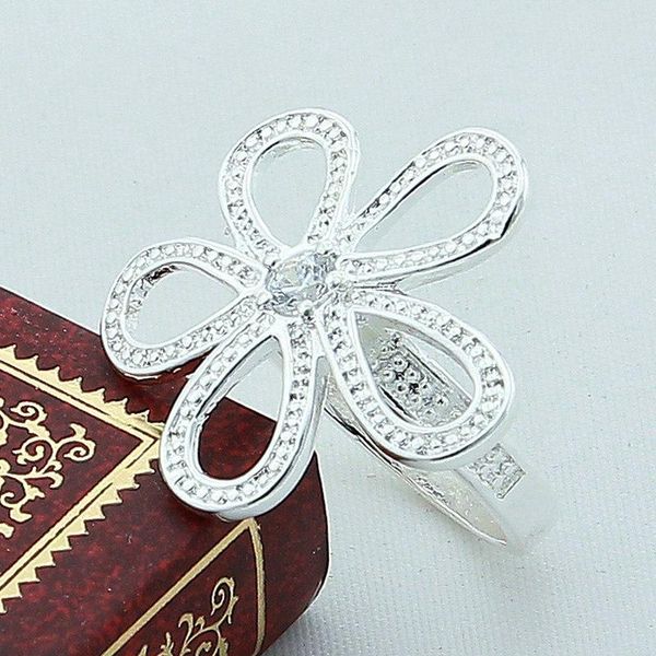 sterling silver large flowers ring for women wedding engagement party fashion charm jewelry cluster rings, Golden;silver
sterling silver large flowers ring for women wedding engagement party fashion charm jewelry cluster rings, Golden;silver