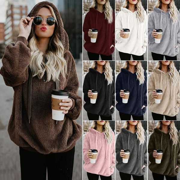 kili women fleece hoodies long sleeve hooded pullover autumn winter warm zipper pocket fur coat plus1, Black
kili women fleece hoodies long sleeve hooded pullover autumn winter warm zipper pocket fur coat plus1, Black