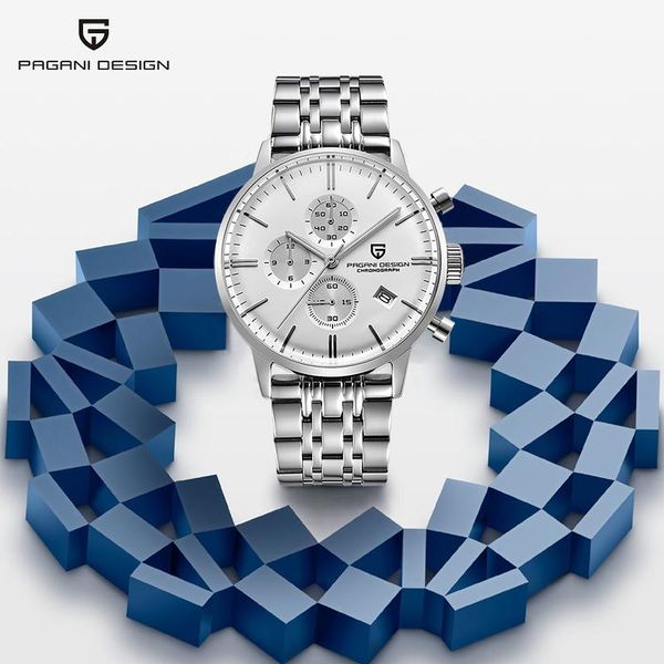 wristwatches pagani design brand fashion men chronograph luxury quartz watches for waterproof sports wristwatch relogio masculino, Slivery;brown
wristwatches pagani design brand fashion men chronograph luxury quartz watches for waterproof sports wristwatch relogio masculino, Slivery;brown