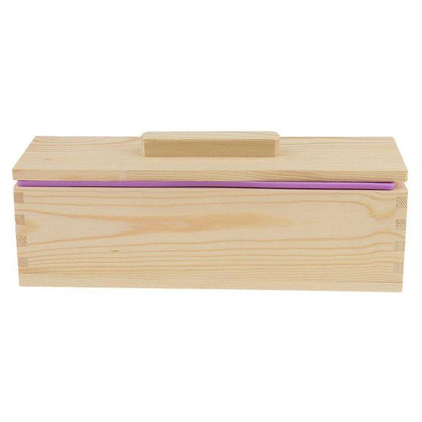 craft tools diy handmade soap silicone mold - rectangular with wooden box and lid purple + wood, 900ml
craft tools diy handmade soap silicone mold - rectangular with wooden box and lid purple + wood, 900ml