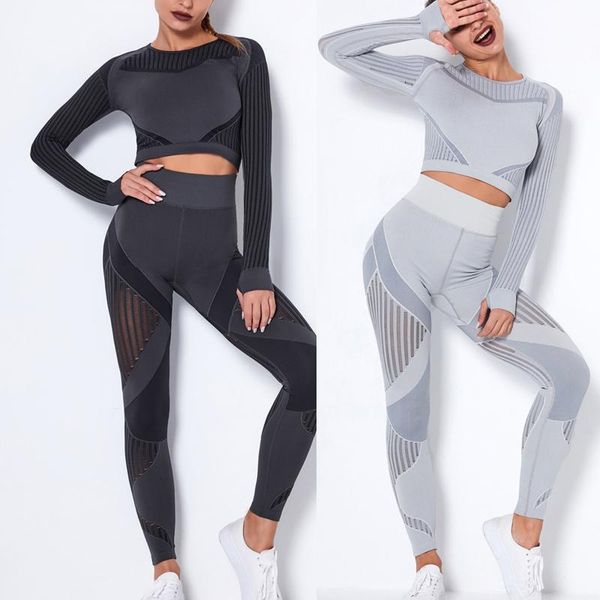 yoga outfit 2 pcs fitness tracksuit set hollow out sport outfits women long sleeve crop + push up leggings gym workout clothes
yoga outfit 2 pcs fitness tracksuit set hollow out sport outfits women long sleeve crop + push up leggings gym workout clothes